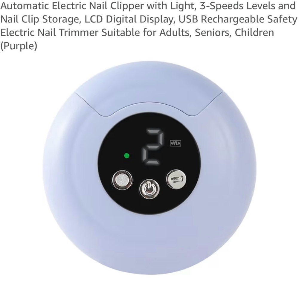 Electric Nail Clipper with LCD Display